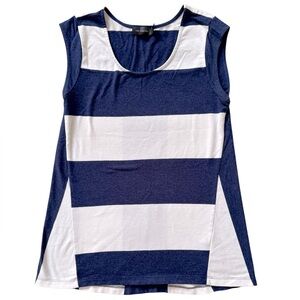 THE LIMITED Sleeveless Colorblock Striped Top